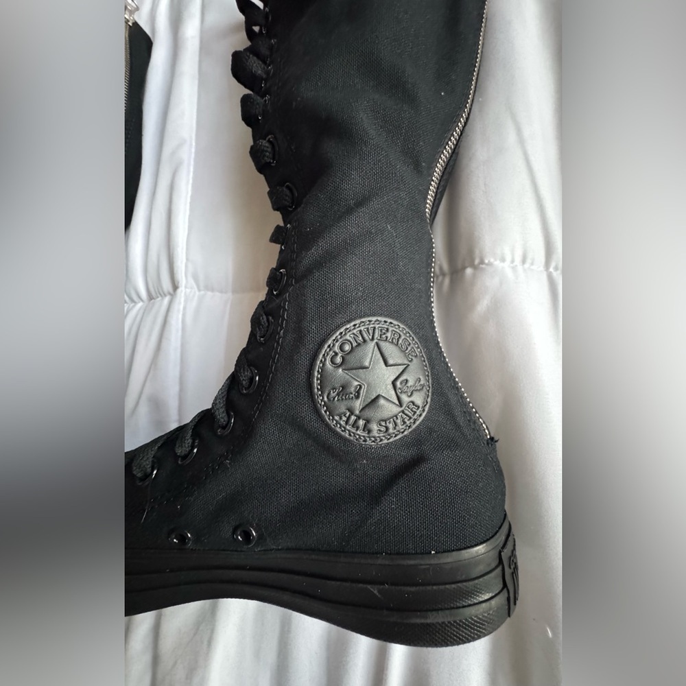 Converse Chuck Taylor All Star XXHi 7.5
Women/5.5 Men Black Knee Hi Punk Grunge - Picture 8 of 13